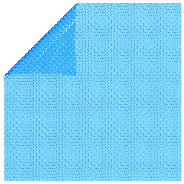 vidaXL Rektangulärt poolskydd 450 x 220 cm PE blått Blå