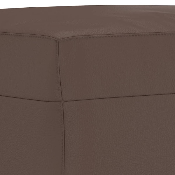 vidaXL Fotpall brun 60x50x41 cm konstläder Brun