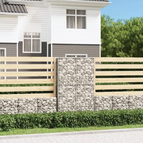 vidaXL Gabionkorg galvaniserad tråd med lock 150x100x30cm Silver