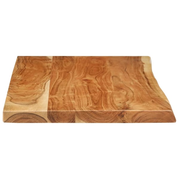 vidaXL Bänkskiva för badrum massivt akaciaträ 114x52x4 cm