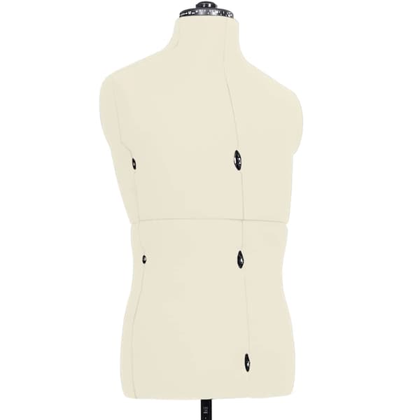 vidaXL Justerbar provdocka herr gräddvit stl 37-45 Creme