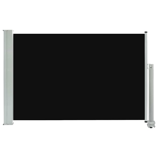 vidaXL Infällbar sidomarkis 60x300 cm svart Svart