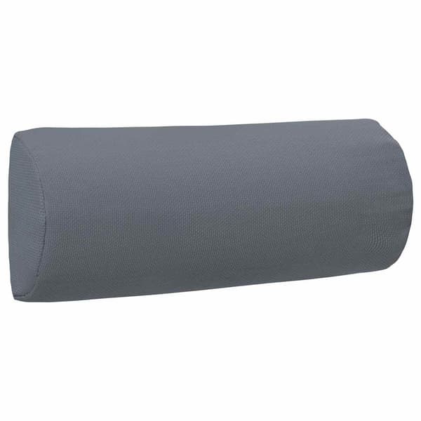 vidaXL Nackstöd till solstol grå 40x7,5x15 cm textilene grå