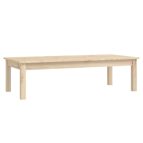 vidaXL Soffbord 110x50x30 cm massiv furu Brun
