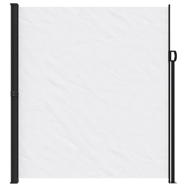 vidaXL Indragbar sidomarkis vit 220x500 cm Vit