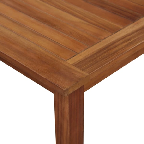vidaXL Trädgårdsbord 150x90x74 cm massivt akaciaträ Brun