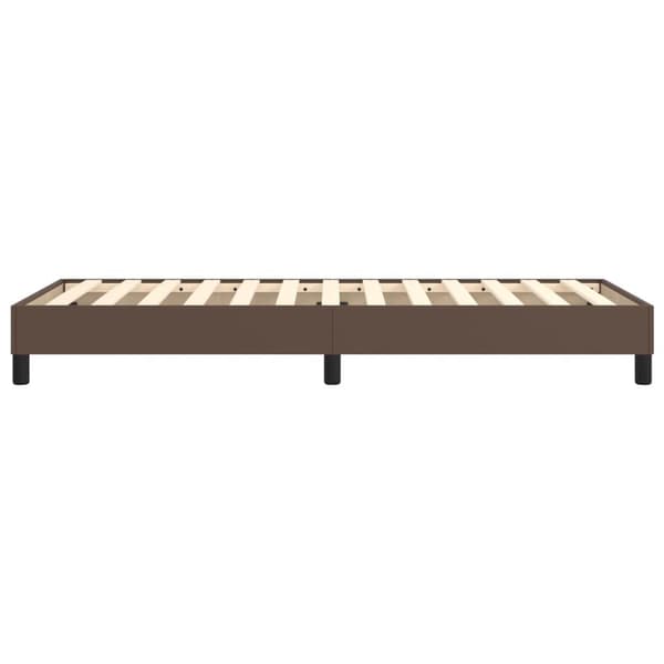 vidaXL Ramsäng brun 80x200 cm konstläder Brun