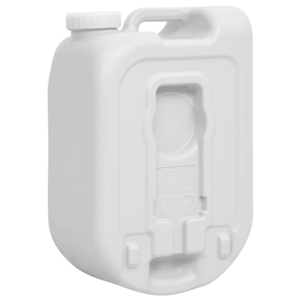 vidaXL Vattendunk med adapter 24 L grå