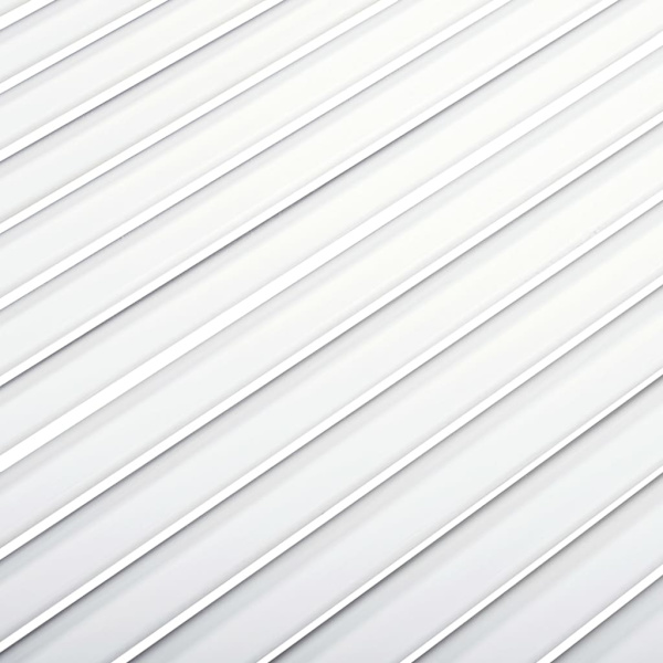 vidaXL Skåplucka lamelldesign vit 99,3x39,4 cm massiv furu Vit
