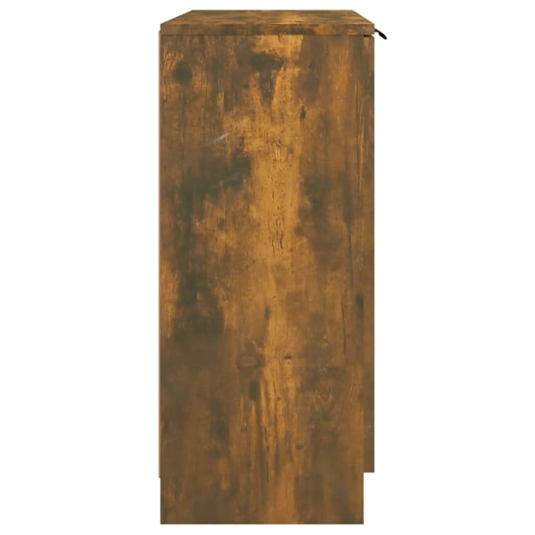 vidaXL Byrå rökfärgad ek 60x30x70 cm konstruerat trä Brun