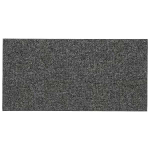 vidaXL Väggpaneler 12 st mörkgrå 30x15 cm tyg 0,54 m² Grå