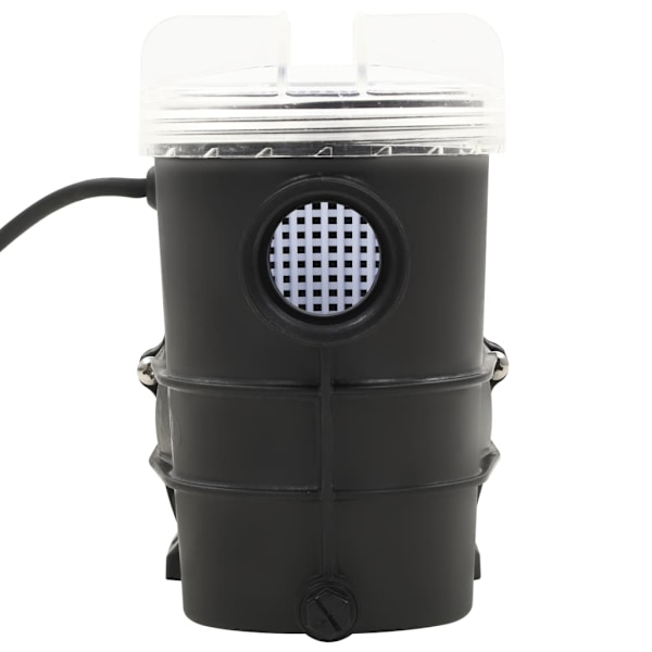 vidaXL Poolpump med timer svart 0,25 HK 8000 L/tim Svart