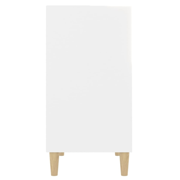 vidaXL Förvaringshylla vit 57x35x70 cm konstruerat trä Vit