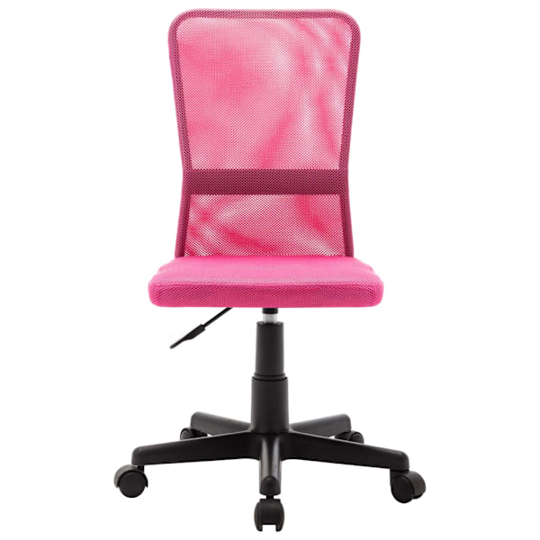 vidaXL Kontorsstol rosa 44x52x100 cm nättyg Rosa
