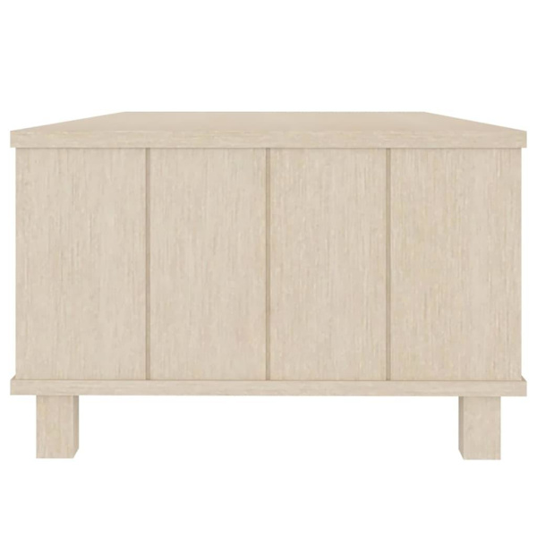 vidaXL Soffbord HAMAR honungsbrun 100x55x35 cm massiv furu Brun