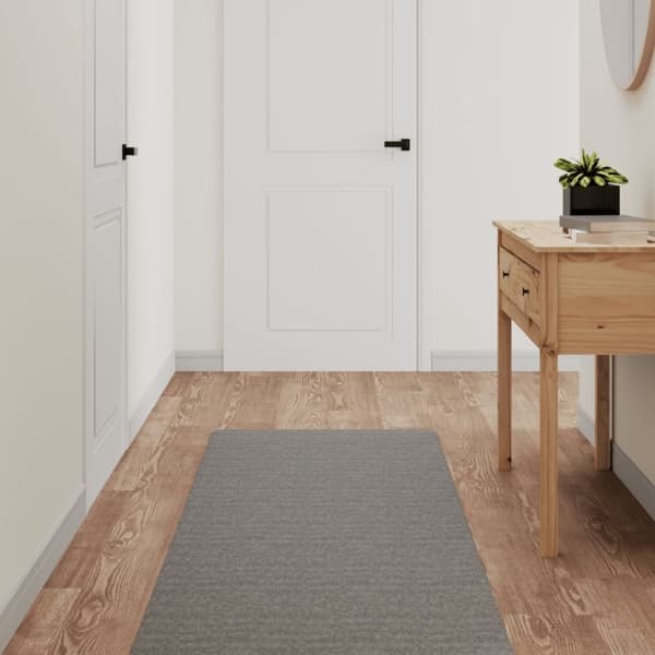 vidaXL Gångmatta grå 60x180 cm Grå