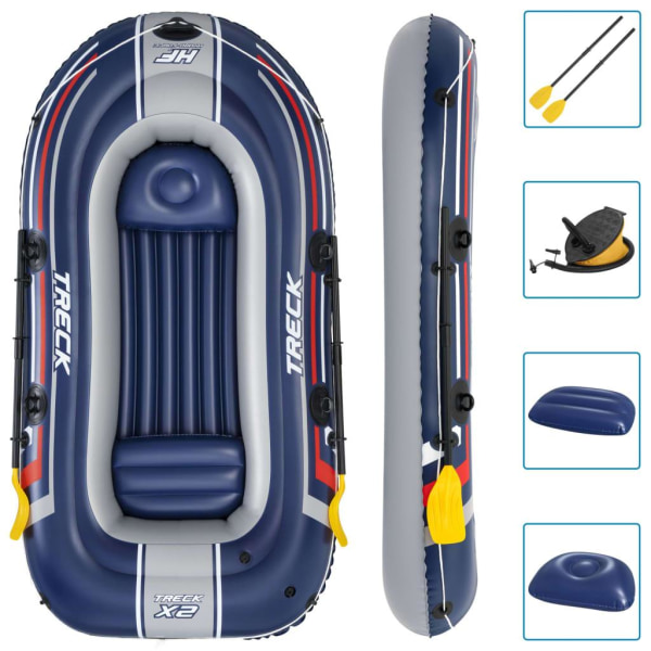 Bestway Uppblåsbar båt Hydro-Force Treck x2 Set 255x127 cm multifärg