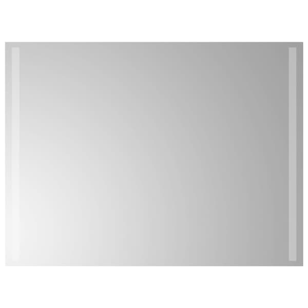 vidaXL Badrumsspegel LED 60x80 cm Transparent