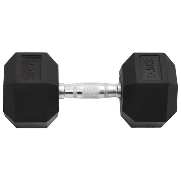 vidaXL Hantel 17,5 kg gjutjärn art