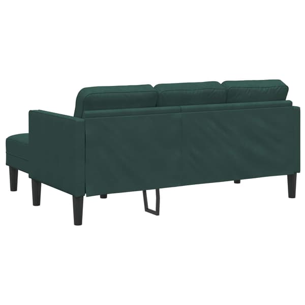 vidaXL Soffset 2 st Mörkgrön Polyester Grön