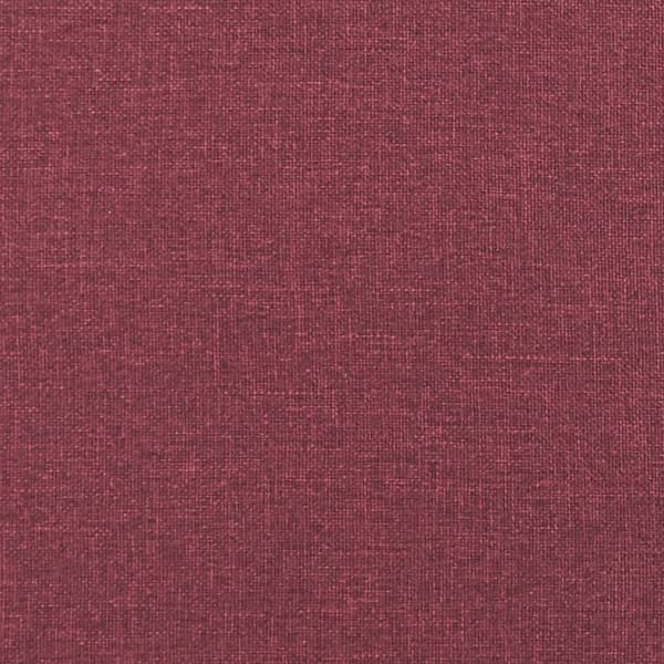 vidaXL 2-sitssoffa vinröd 120 cm tyg Röd