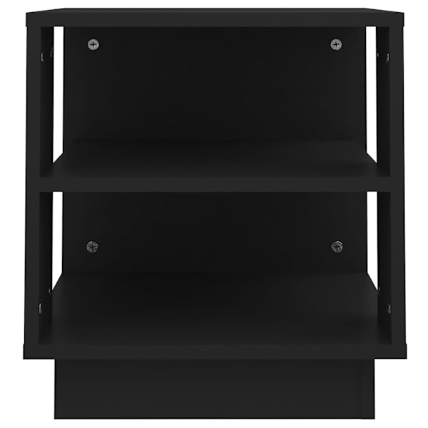 vidaXL Soffbord svart 40x40x43 cm konstruerat trä Svart