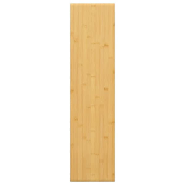vidaXL Vägghylla 80x20x4 cm bambu Brun
