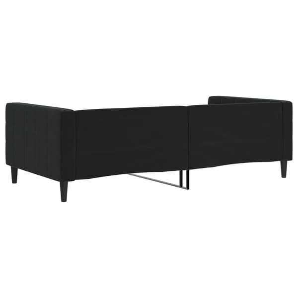 vidaXL Dagbädd svart 100x200 cm sammet Svart