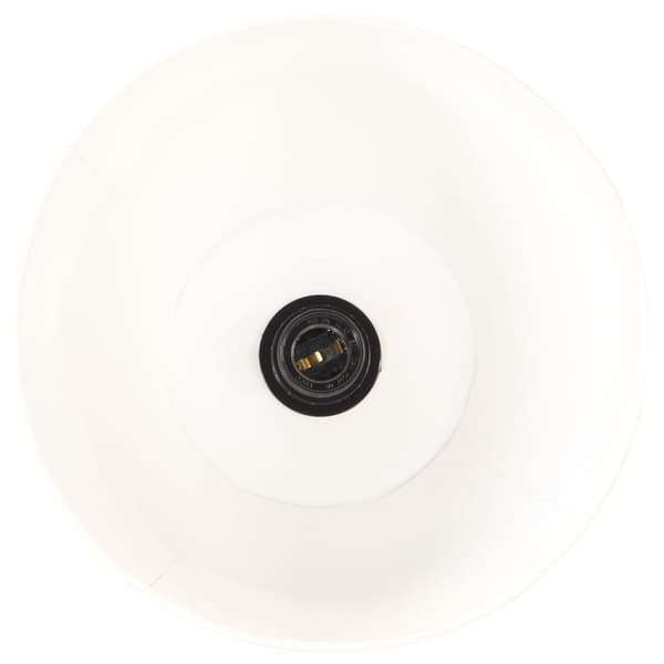 vidaXL Golvlampor 3 st vit E27 massivt mangoträ Vit