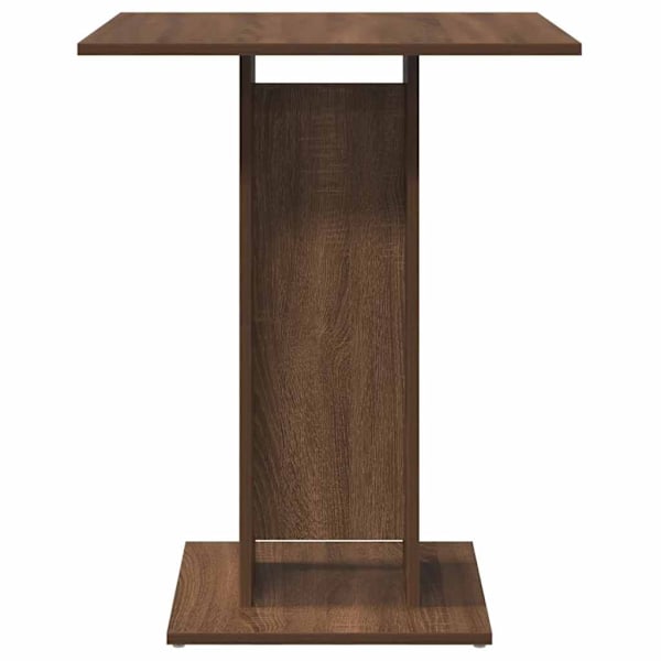 vidaXL Cafébord brun ek 60x60x75 cm konstruerat trä Brun
