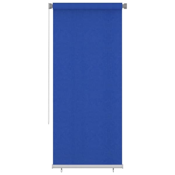 vidaXL Rullgardin utomhus 105 (B) x 230 (H) cm blå HDPE Blå
