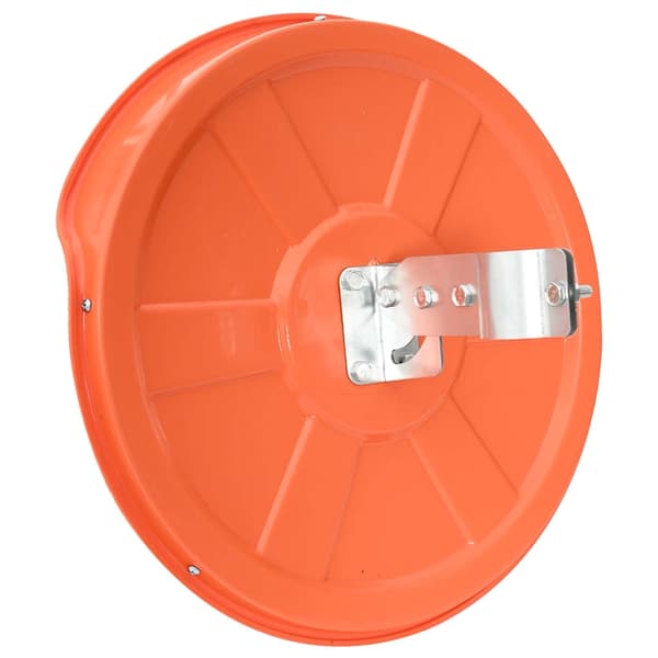 vidaXL Konvex trafikspegel PC-Plast 45 cm utomhusbruk orange Orange