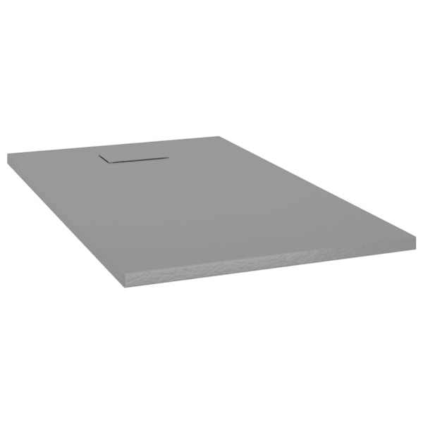 vidaXL Duschkar SMC grå 120x70 cm grå