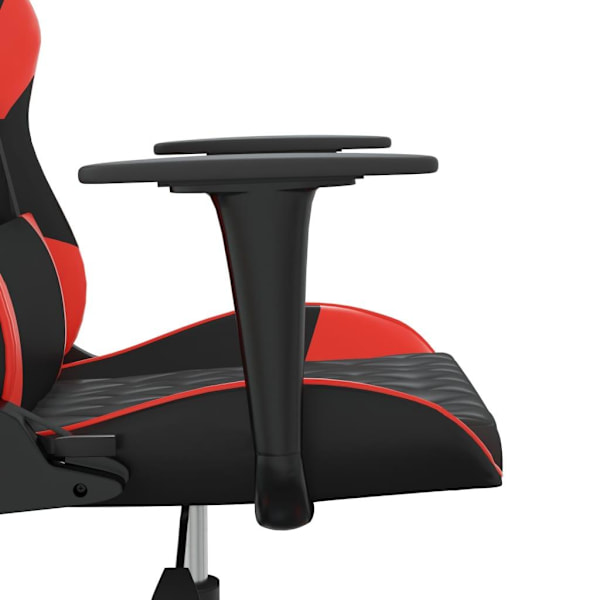 vidaXL Gamingstol svart och röd konstläder Svart