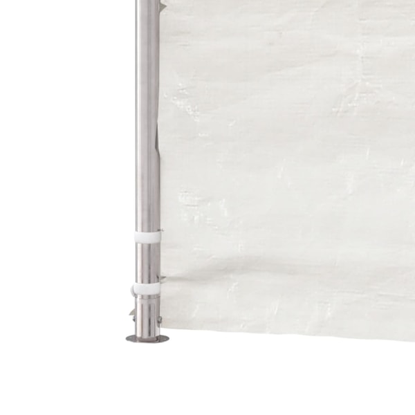 vidaXL Paviljong med tak vit 6,69x2,28x2,69 m polyeten Vit
