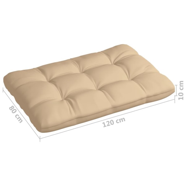 vidaXL Palldynor 5 st beige tyg Beige