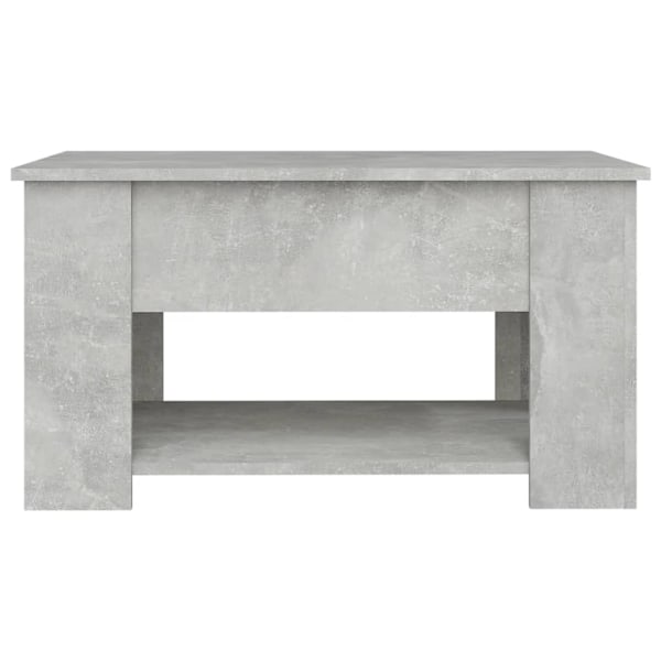 vidaXL Soffbord betonggrå 79x49x41 cm konstruerat trä Grå