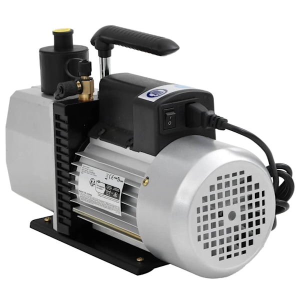 vidaXL Vakuumpump 2-stegs 100 L / min Svart