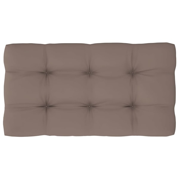vidaXL Mittensektion till pallsoffa vit impregnerad furu Vit