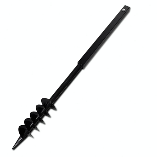 vidaXL Jordborr 80 mm Stål inkl. förlängningsrör 9 meter