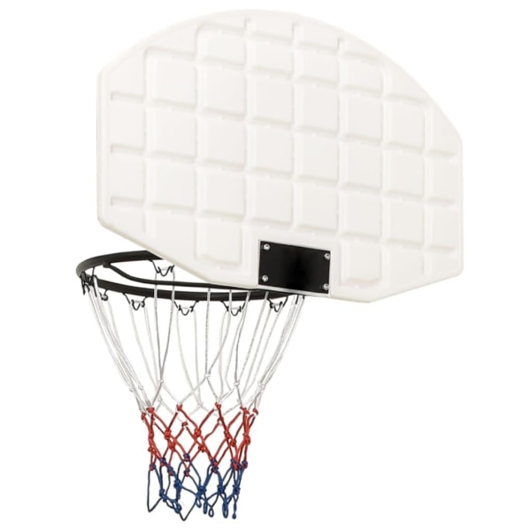 vidaXL Basketplatta vit 71x45x2 cm polyeten Vit