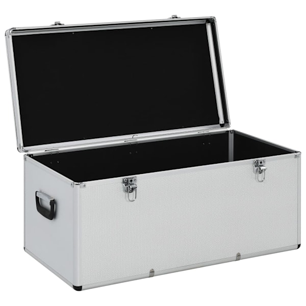vidaXL Förvaringsväskor 3 st silver aluminium Silver