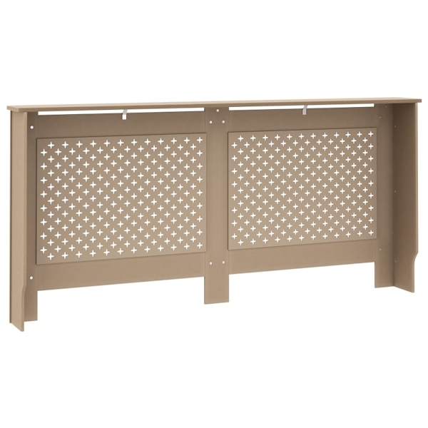 vidaXL Elementskydd 172x19x81,5 cm MDF Brun