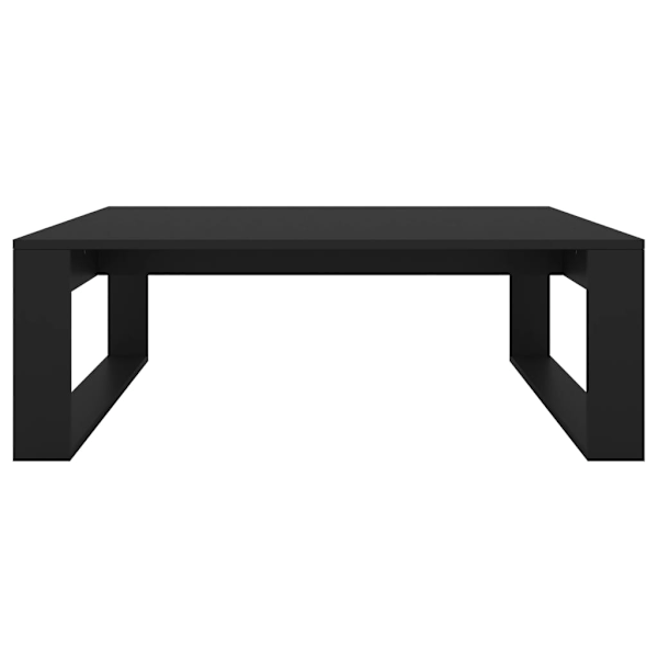 vidaXL Soffbord svart 100x100x35 cm konstruerat trä Svart