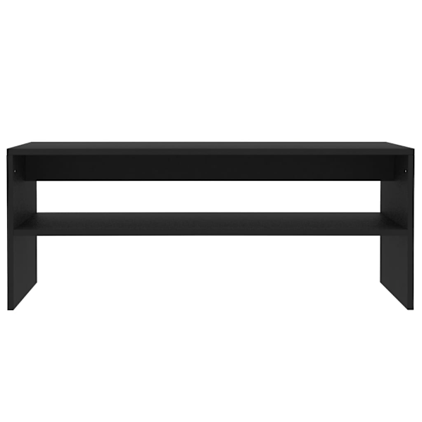 vidaXL Soffbord svart 100x40x40 cm konstruerat trä Svart