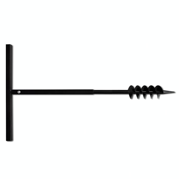 vidaXL Jordborr Auger Dubbelspiral 80 mm
