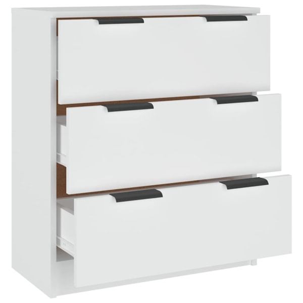 vidaXL Skänk vit 60x30x70 cm konstruerat trä Vit
