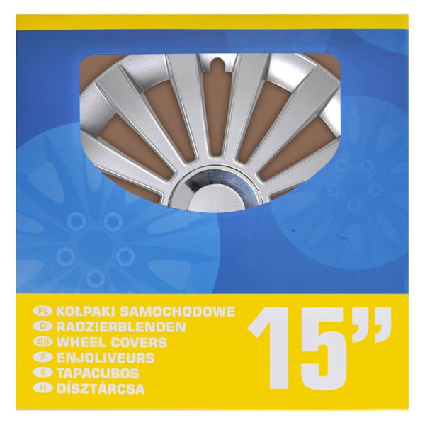 ProPlus Navkapslar Meridian silver 15" 4 st Silver