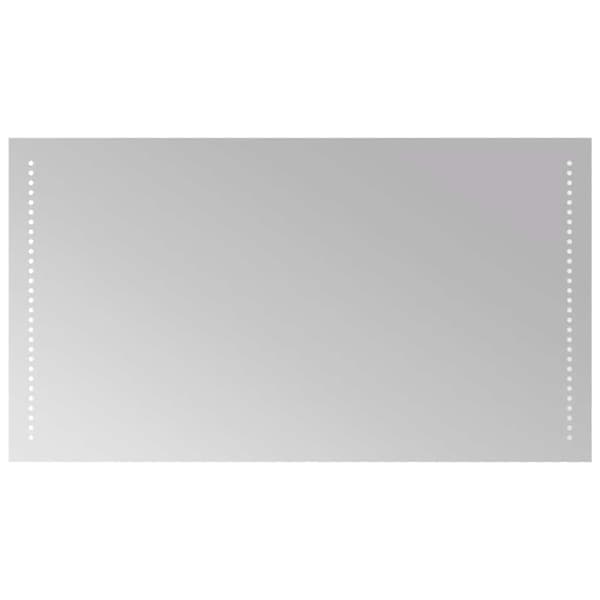 vidaXL Badrumsspegel LED 90x50 cm Transparent