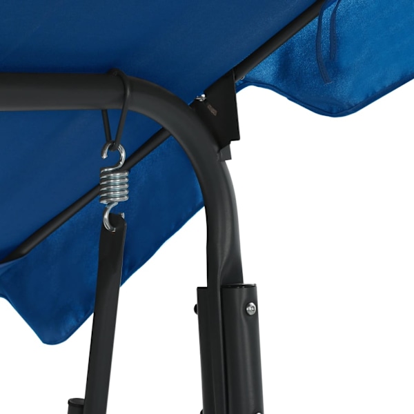 vidaXL Hammock mörkblå 170x110x153 cm tyg Blå